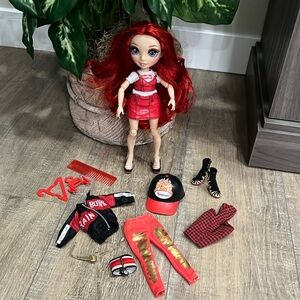 Rainbow Ruby Anderson/Red W/Clothes Fashion Doll W accessories